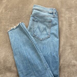 Mother Stunner Ankle Fray Jeans